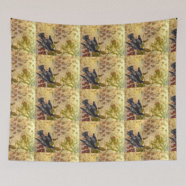 Item preview, Autumn tones with black bird. designed and sold by MarilynBaldey7.