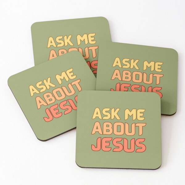 Item preview, Ask Me About Jesus - Christian tees designed and sold by Encourage2022.