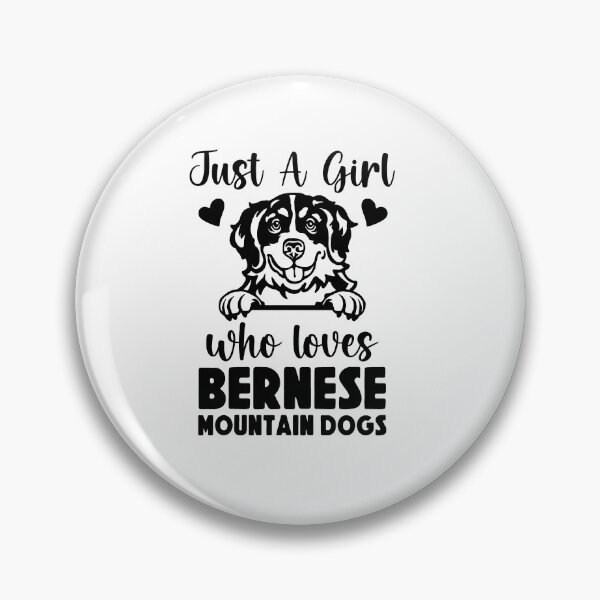 Item preview, Just a Girl who loves Bernese Mountain Dogs  designed and sold by beastieboutique.