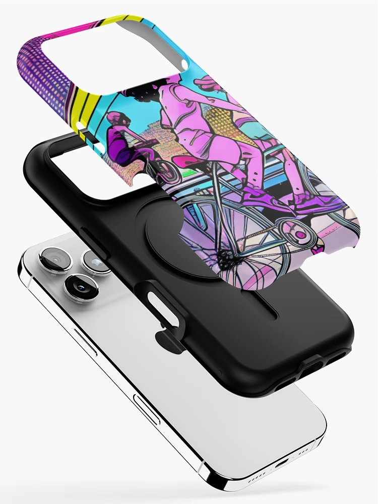 Thumbnail 2 of 4, iPhone Case, Spring Time Bike Ride designed and sold by CHADHAIR.