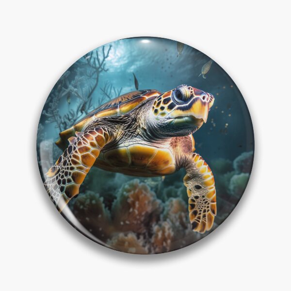 Item preview, Sea Turtle swimming designed and sold by ebrawne.