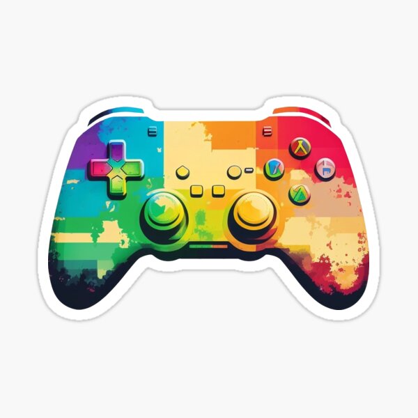 Rainbow Videogames Sticker for iOS & Android