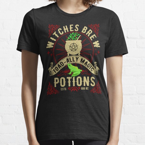 Witches Brew Toad-ally Magic Potions Punny Fun Design Essential T-Shirt