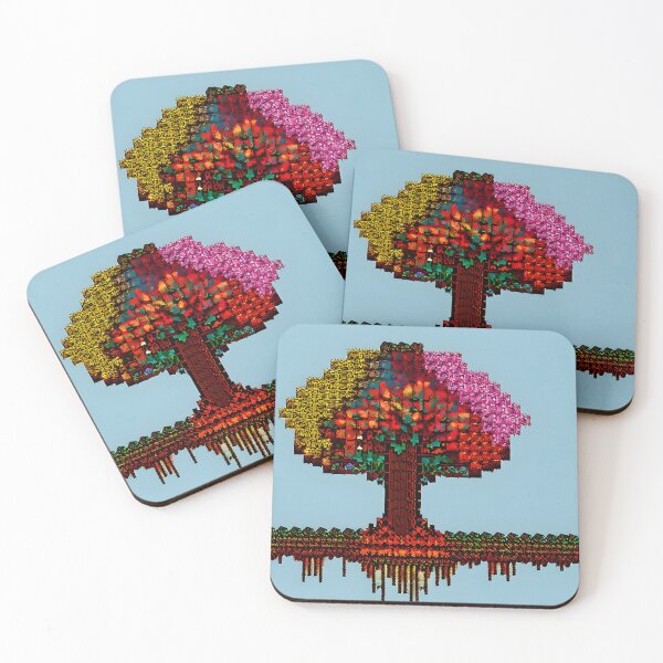 Item preview, Pixelated Tree designed and sold by BossnessAsUsual.