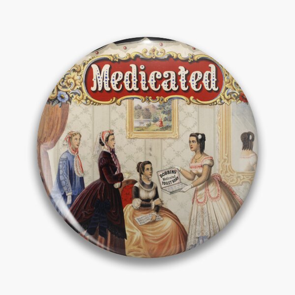 Item preview, Vintage poster - Dobbins Medicated Toilet Soap designed and sold by mosfunky.
