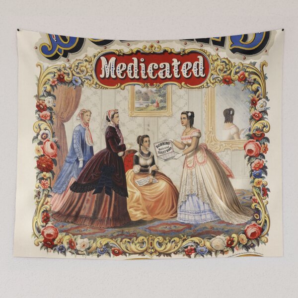 Item preview, Vintage poster - Dobbins Medicated Toilet Soap designed and sold by mosfunky.