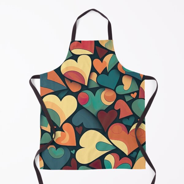 Item preview, retro heart pattern designed and sold by miraclestudio.