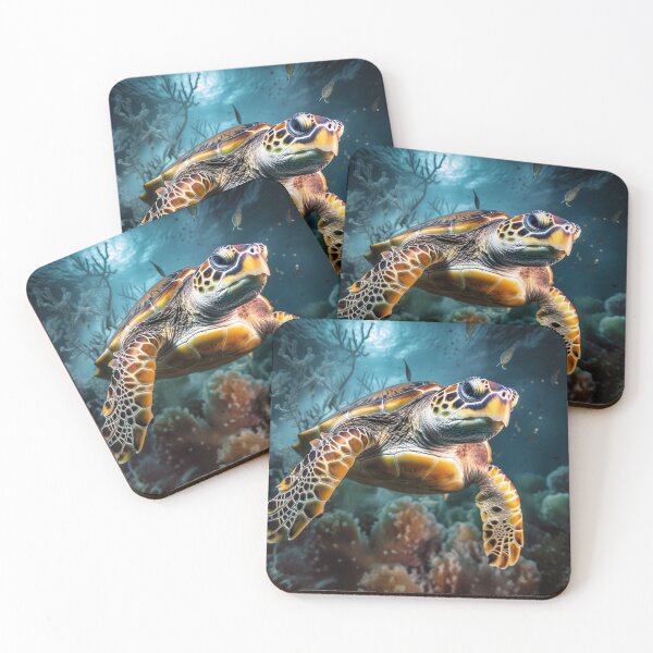 Item preview, Sea Turtle swimming designed and sold by ebrawne.