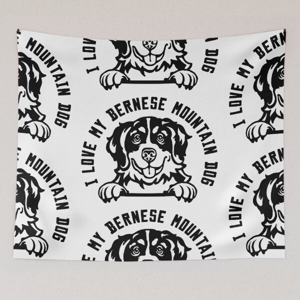 Item preview, I love my Bernese Mountain Dog designed and sold by beastieboutique.