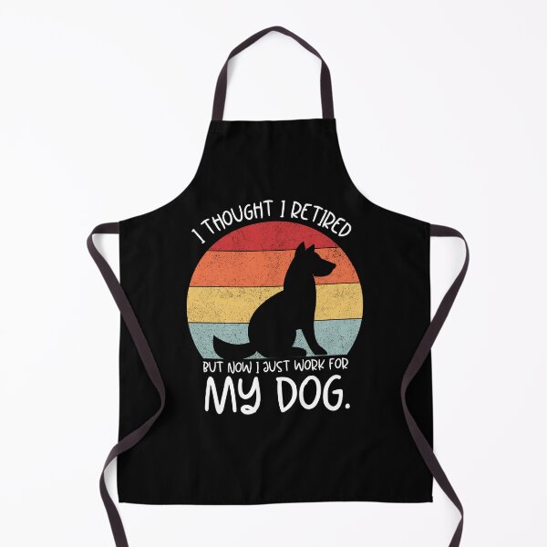 Item preview, I Thought I Retired But Now I Just Work For My Dog Retro Funny Retirement Gift Dog Lovers designed and sold by MouDantArts.