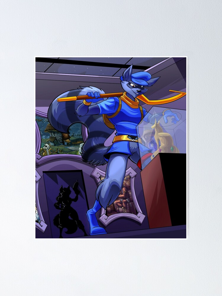 Sly Cooper Artwork Playstation Poster Premium Semi-glossy 