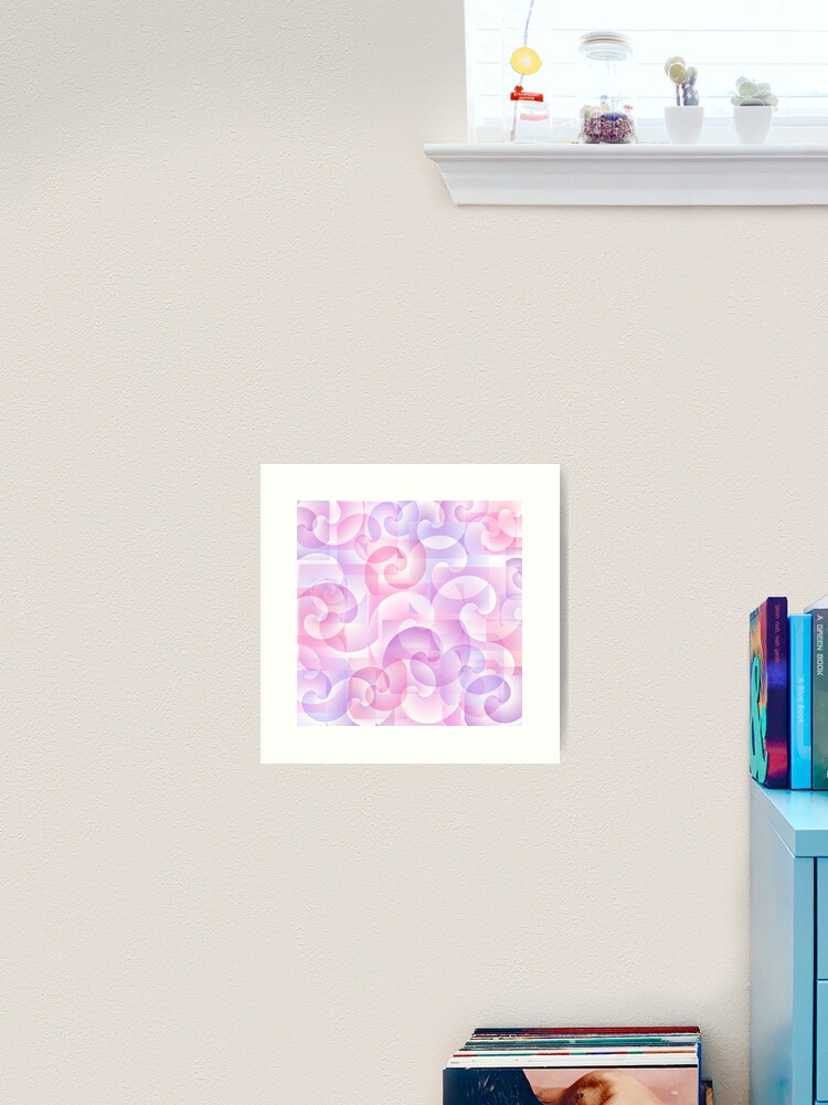 Thumbnail 2 of 3, Art Print, Abstract spiral background designed and sold by Mallorn.