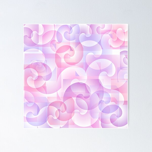 Abstract spiral background Poster