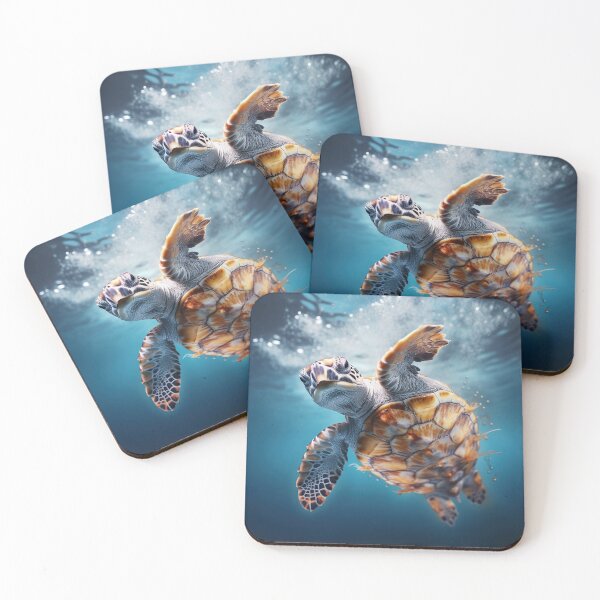Item preview, A Sea Turtle Swimming designed and sold by ebrawne.