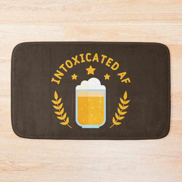 Item preview, Intoxicated AF beer glass text typography | Morcaworks designed and sold by Morcawork.