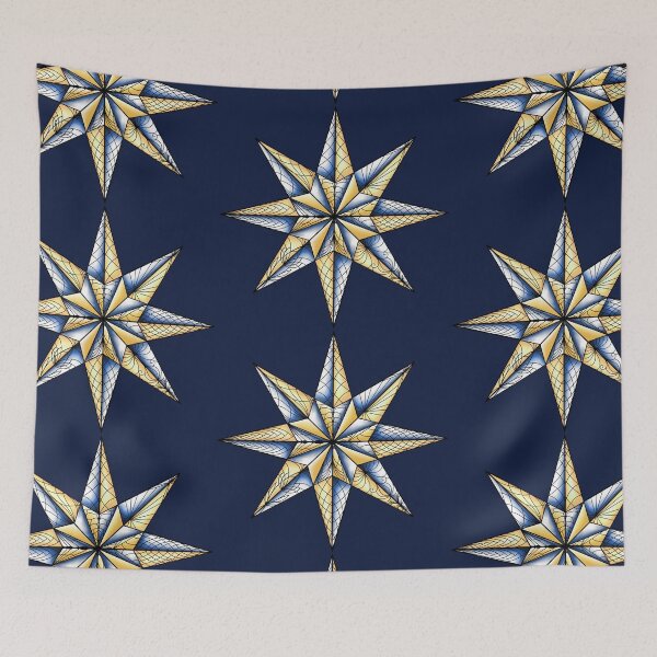 Item preview, Blue and Gold Star designed and sold by lezell.