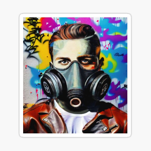 Graffiti bomber Sticker