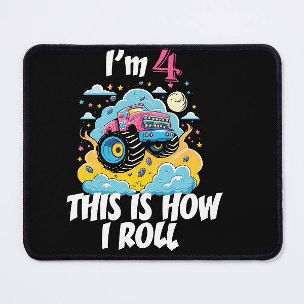 Item preview, Kids 4 Year Old Shirt 4th Birthday Boy Monster Truck Car T Shirt T-Shirt designed and sold by StreetShirts1.