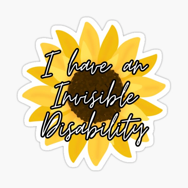Item preview, Invisible Disability Awareness Sunflower designed and sold by Kimberly Czotter.
