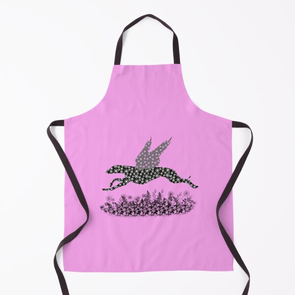 Item preview, Greyhound with wings pink designed and sold by MistyLakeArt.