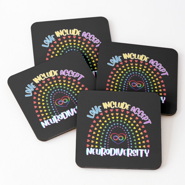 Item preview, Neurodiversity Love Include Accept Autism Awareness designed and sold by BeansHotTees.