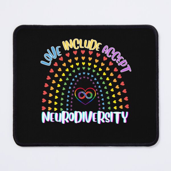Item preview, Neurodiversity Love Include Accept Autism Awareness designed and sold by BeansHotTees.