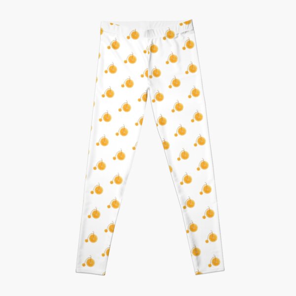 Nursery Orange Bicycle Leggings