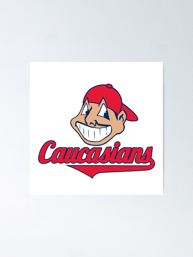 Funny] Cleveland Caucasians Baseball Team Parody Logo Fun Fan