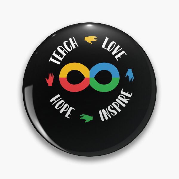 Item preview, Autism Awareness Neurodiversity Support Infinity Symbol designed and sold by Crush Retro®.