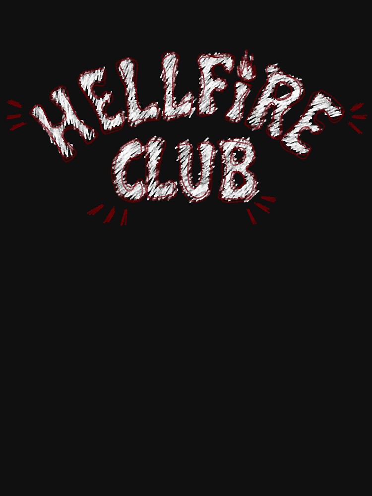 Discover Stranger Things 4 Hell Fire Club Digital Illustration Drawing by stass | Essential T-Shirt 