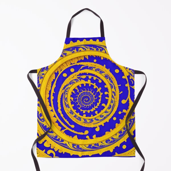 Item preview, Spiral Gold On Royal Blue - SPIRALS designed and sold by internlvisions.