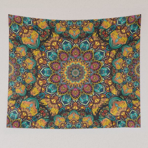 Item preview, Mandala Design Seamless Pattern Mandala Colorful Asian Mandala Abstract designed and sold by Thilaniz.