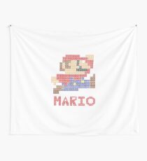 Pixel Mario Wall Tapestry