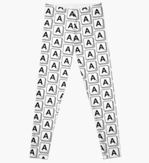 A scrabble print Leggings