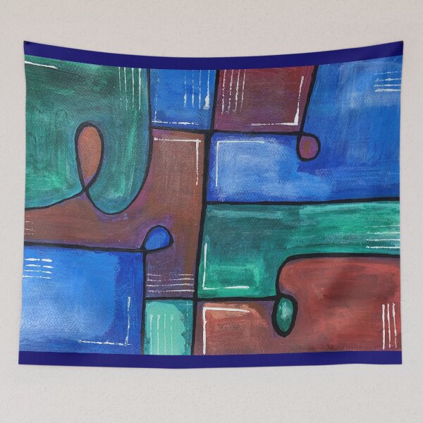 Item preview, Entwine - abstract art print abstract wall art abstract painting abstract design designed and sold by AdzSpirit.