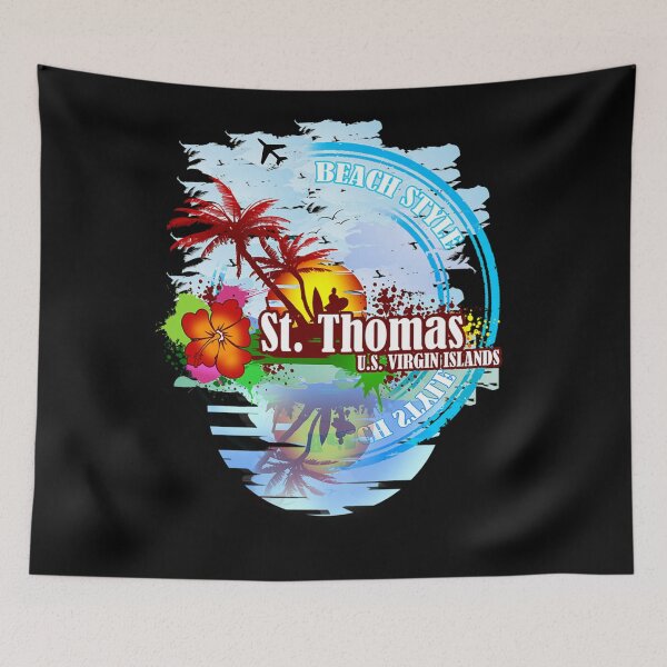 Aperçu de l'œuvre Saint Thomas USVI créée et vendue par IssacArtShop.