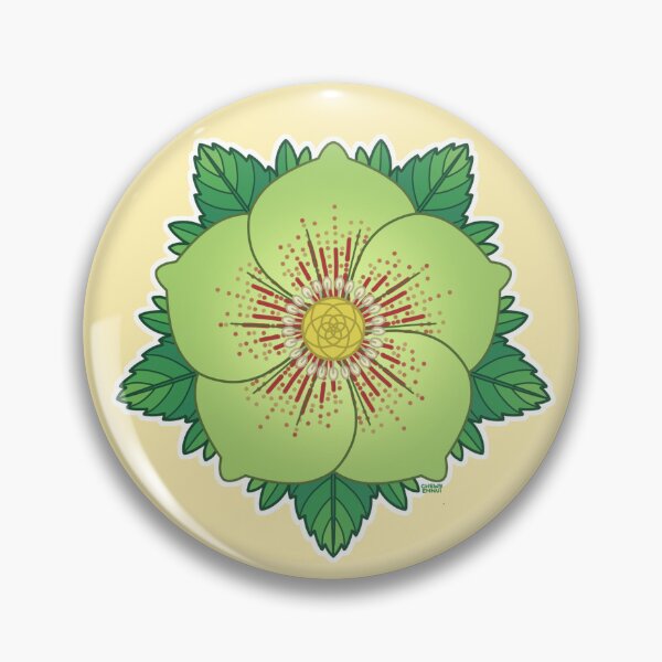 Item preview, Green Lenten Rose Flower Design designed and sold by ChewyEnnui.
