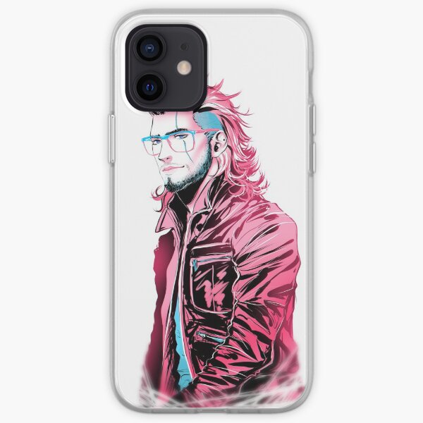 Dash of Pink, Pinch of Blue Gladio Ver. iPhone Soft Case