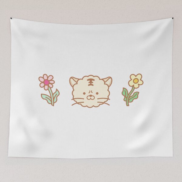 Item preview, There's a cute cat with flowers designed and sold by Planb StudioDesign.