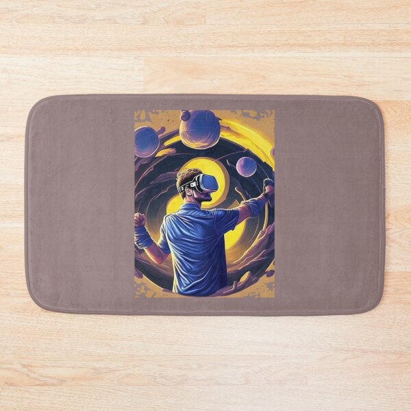 Item preview, A geeky gamer boy in a virtual reality game Active  designed and sold by travidbrown.