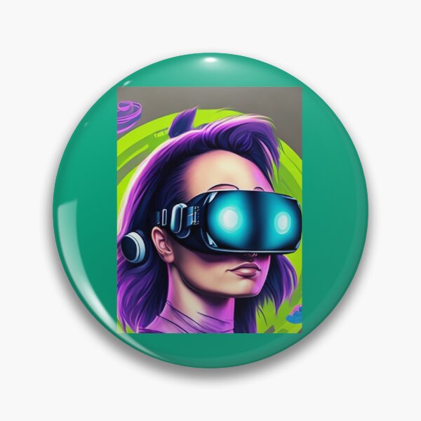 Item preview, A geeky gamer girl in a virtual reality game Graphic  designed and sold by travidbrown.