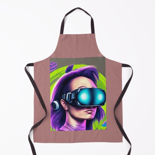 Item preview, A geeky gamer girl in a virtual reality game Graphic designed and sold by travidbrown.