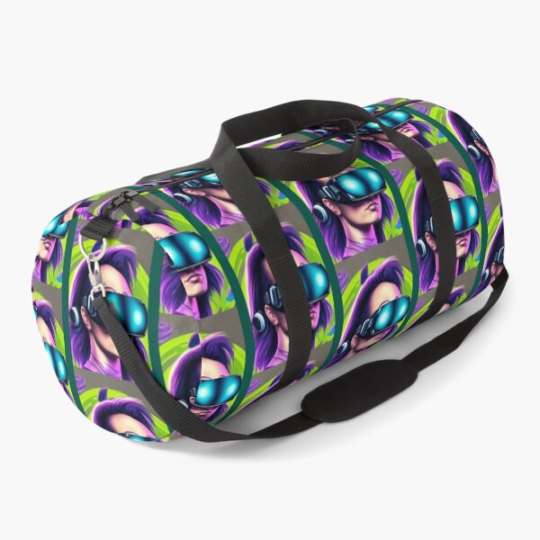 Item preview, A geeky gamer girl in a virtual reality game Graphic designed and sold by travidbrown.