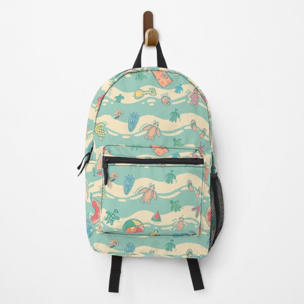 Item preview, Sea turtles with pool and beach toys designed and sold by narwhalwall.