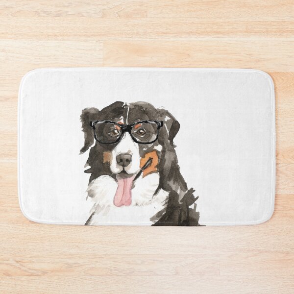 Item preview, Bernese Mountain Dog wearing Glasses  designed and sold by beastieboutique.