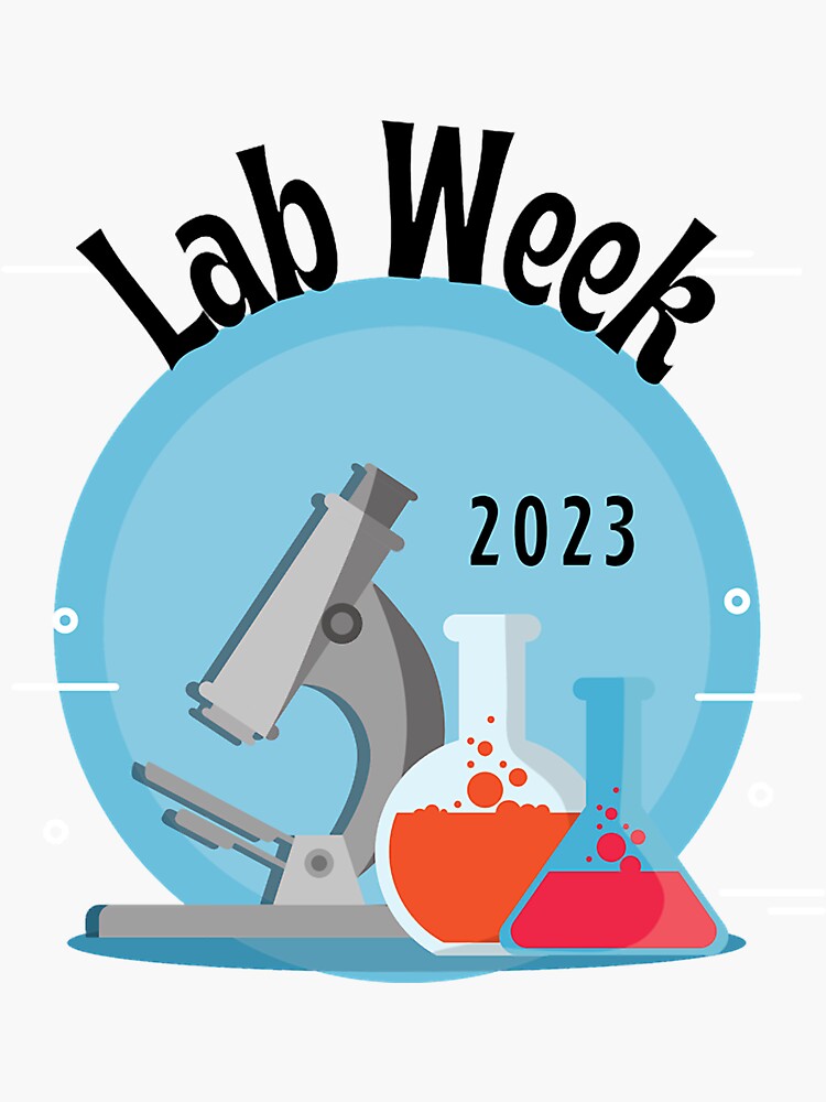 "Lab Week 2023 Decal" Sticker for Sale by JohnByrd2 Redbubble