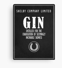 Gin Distilled For The Eradication of Sadness Canvas Print