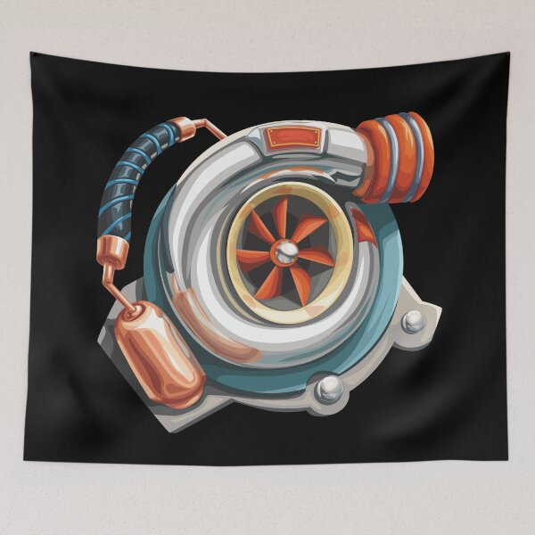 Item preview, CHROME TURBO CHARGER designed and sold by infinityind.