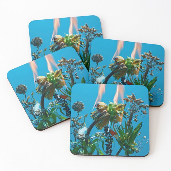 Item preview, Flowers on fire - burning flowers designed and sold by alimuson.