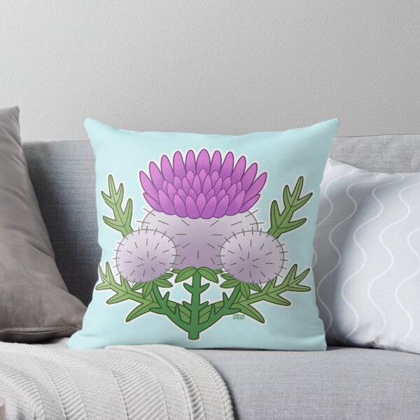 Item preview, Wooly Thistle Flower Design designed and sold by ChewyEnnui.
